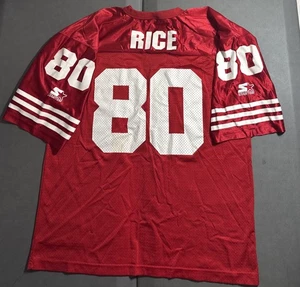 Jerry Rice #80 San Francisco 49ers NFL Football Starter Ted Jersey Size 52 / XL - Picture 1 of 4