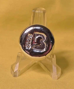 Silbermedaille 2025 gegossen ~ 2 oz 999 FS ~ Bunkerbarren Knopf/Rolo - Bild 1 von 4