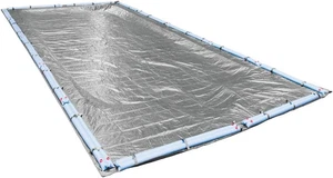 552545R - Copertura Invernale per Piscine Interrate, 7,6 X 13,7 M, Colore: Argen - Foto 1 di 12
