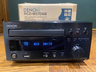 Denon RCD-M37DAB CD Receiver Hi-Fi System - Godd working and Cosmetic Condition. - Image 1 of 4