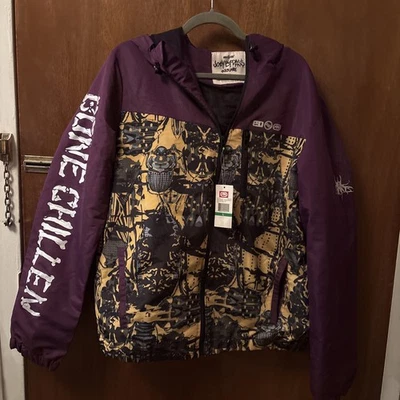 Ecko Unltd Joey Bada$$ Jacket Men's Large Bone Chillen Graphic Windbreaker NWT - Image 1 of 4