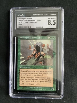 CGC 8.5 Graded Deranged Hermit Urza's Legacy Regular - Image 1 of 2