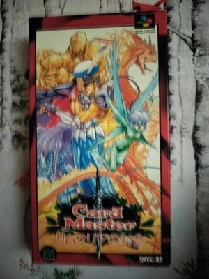 Card Master Rimsalia Fuuin Super Famicom Japan import Boxed + manual US Seller - Image 1 of 3