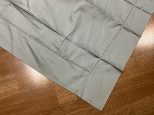 Frette 1860 Italien Ajour Hohlsaum Kissenbezug mit Bordüre 170 $ blau - quadratisch Euro - Bild 1 von 5