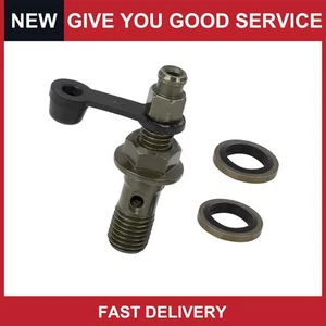 Universal M10x1.25mm Bolt Bleeder Screw Fuel Line Adapter Fitting Set Pack of 1 - Picture 1 of 6