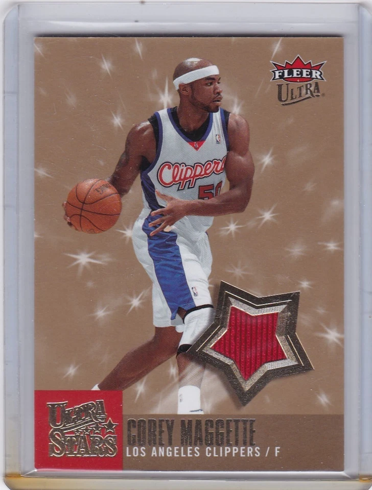 2007 Fleer Ultra Stars Jersey Card #US-11 Corey Maggette - NM-Mt - Image 1 of 2