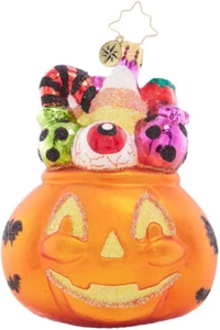 Hand-Crafted European Glass Halloween Christmas Tree Decorative Ornament, Trick - Picture 1 of 2