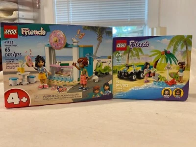 LEGO FRIENDS Sealed Lot (41697) Turtle Protection Vehicle + (41723) Donut Shop - Image 1 of 4