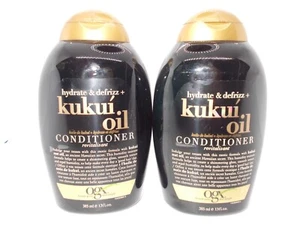 OGX Organix Hydrate + Defrizz Conditioner 13 Ounce Kukui Oil x2 NEW - Picture 1 of 1