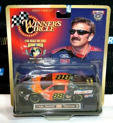 1998 Winners Circle #88 Dale Jarrett Ford Taurus 1/43 ~Batman vs. Joker~ HTF - Image 1 of 3