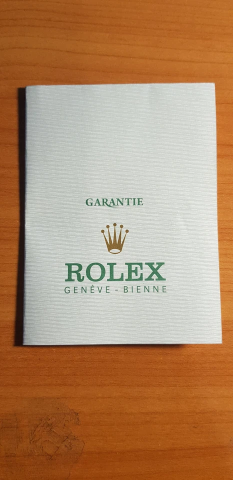 Rolex Garantía Papel Blanc Francés 1972 ref 572.01.300 Foto 1 de 3