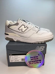 Talla 10 New Balance 550 "Sal y Pimienta" Nuevo 2022 BB550PWA BLANCO GRIS Hombre 🐺☑️ - Imagen 1 de 7