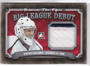 2013-14 ITG Between the Pipes Silver PATCH  Semyon Varlamov BIG LEAGUE DEBUT - Picture 1 of 1