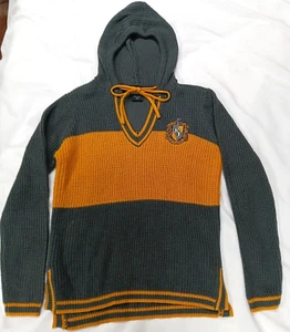 SUÉTER HUFFLEPUFF HARRY POTTER CON CAPUCHA TALLA PEQUEÑA JUNIOR AJUSTE 3/5 100% ACRÍLICO - Imagen 1 de 14