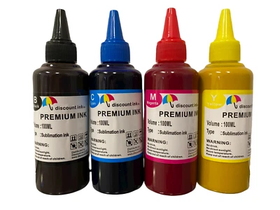 Tinta de sublimación de 400 ml de alta calidad para impresora Epson HP Brother Canon Ricoh Foto 1 de 4