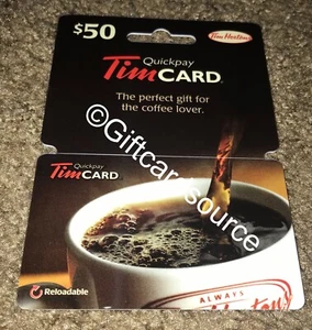 TIM HORTONS GIFT CARD HANGER WHITE CUP NO VALUE #6082 NEW FD30394 CANADA 2012 - Picture 1 of 2