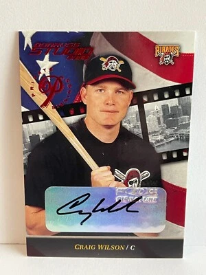 2002 Donruss Studio Private Signings Auto Craig Wilson #145 115/250! Пираты - Изображение 1 из 2