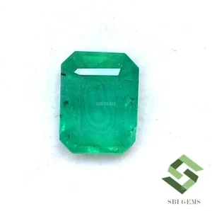 9x6.8x5 mm Natural Octagon Cut Emerald 2.25 CTS Faceted Jewelry Making Gemstone - Picture 1 of 11