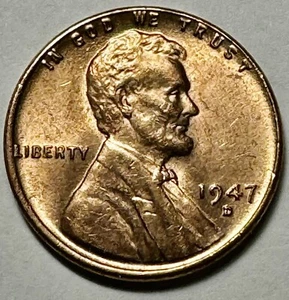 1947-D Lincoln Cent Unc. Bx 13.242 - Picture 1 of 2