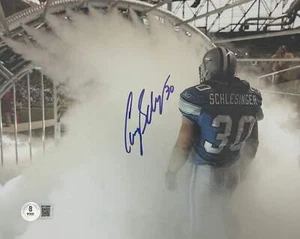 Foto autografiada por Cory Schlesinger 8x10 de los Detroit Lions certificado de autenticidad Beckett - Imagen 1 de 1
