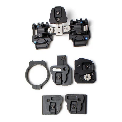 RQE KVC Universal Doble Puentes con Montaje NVG OSS ANVERSO ZAPATA SET K-clip Cola de Milano Foto 1 de 4