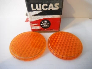 ORIGINAL "LUCAS" NPL176 BERNSTEIN REFLEKTOREN (OLDTIMER/OLDTIMER MOTORRAD/BIKE/MOPED) - Bild 1 von 3