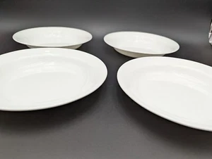 Corelle Solid White Flat Rim Soup or Pasta Bowls Set Of 4–8.5’’ - Picture 1 of 5