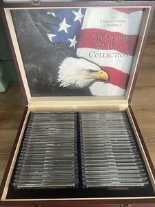 50 STATE $2 Dollar Bill Collection In Case World Reserve Monetary - Picture 1 of 4