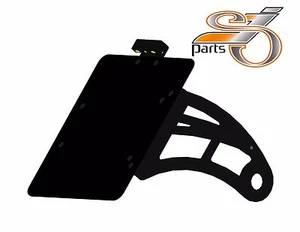 Soporte de matrícula lateral Harley Davidson Softail Dyna + iluminación - Imagen 1 de 3