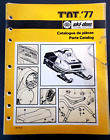1977 OEM Ski-Doo TNT FA 340 / FC 440 Parts Catalog Diagrams Manual #480-1063-00