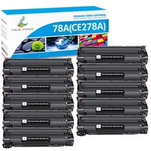 10PK CE278A Compatible With HP 78A Toner Cartridge Laserjet P1606dn M1536dnf MFP - Picture 1 of 9