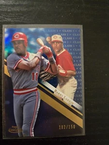 2019 Topps Gold Label Barry Larkin Class 1 Blue Parallel Card #D /150 - Picture 1 of 2