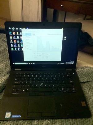 Dell Latitude E7470 i7-6600u 2.6GHz 32GB 512GB SSD Webcam WiFi FHD Win10 Laptop - Image 1 of 4