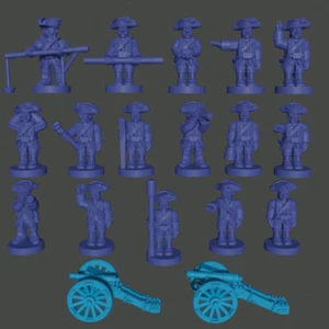 15mm/1:100th SYW British Artillery (Turner Miniatures) - Picture 1 of 1