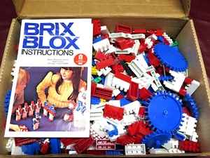 Sears Brix Blox 785 pc Set Bricks Blocks Gears & Other Construction Stuff 100% - Picture 1 of 4