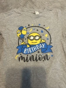 4t Minion Birthday Shirt - Picture 1 of 3
