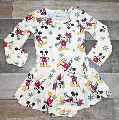 Disney Posh Peanut Mickey Mouse Vacaciones Pacci Body Giratorio Vestido Talla 18-24M Foto 1 de 4