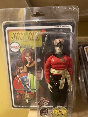 Star Trek-Mego: MIRROR UNIV Kannabit Security personalizado cardado 8” figura con almeja FTC Foto 1 de 2