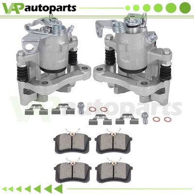 Rear Brake Calipers And Ceramic Pads For Audi TT Quattro 2000 01 02 03 04 05 06 Foto 1 de 4