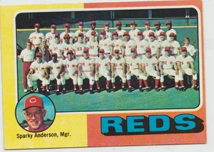 Tarjeta de béisbol 1975 Reds Team Topps #531 (nuevo) sin marcar - Imagen 1 de 2