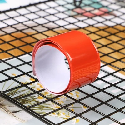 4x Reflector Snap Band Reflectante Correr Bicicleta Cinta - Imagen 1 de 4