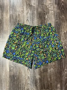 Vintage 90s Nike Nylon Shorts XXL Green Measures 32"x5" Geometric ACG Lining - Picture 1 of 17