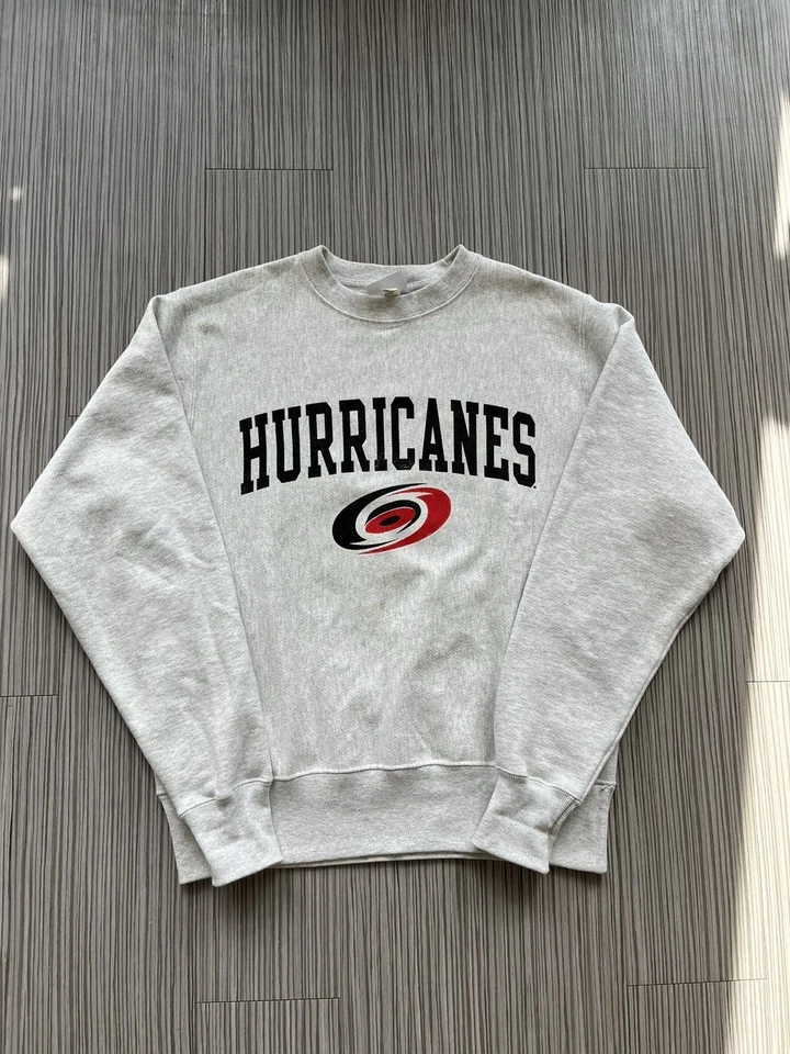 Remake Champions Carolina Hurricanes Crewneck Sweatshirt Classic RM1738 - Image 1 of 1
