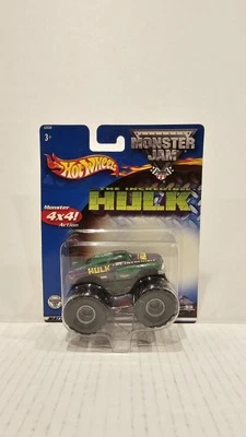 Hot Wheels Monster Jam The Incredible Hulk 2002 4x4 nuevo sellado de colección  Foto 1 de 4