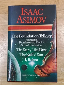 Isaac Asimov Book Selected Works The Foundation Trilogy I Robot Naked Sun 1982 - Picture 1 of 9