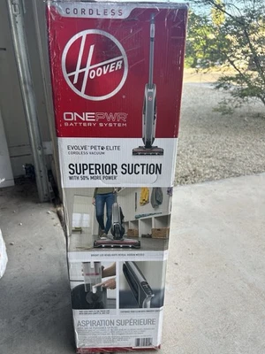 Hoover ONEPWR Evolve Pet Elite Cordless Upright Vacuum Cleaner New Sealed Box - Image 1 of 4