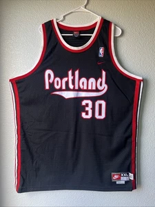 Camiseta deportiva vintage Rasheed Wallace Portland Trail Blazers Nike NBA XXL 2XL Swingman - Imagen 1 de 5