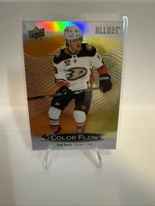 2024-25 Upper Deck Allure Color Flow Troy Terry #CFL-57 Orange Yellow - Picture 1 of 2