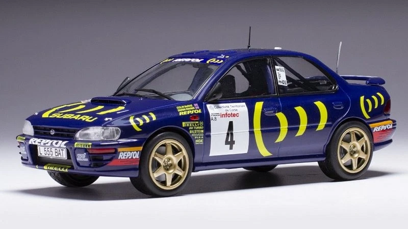 Subaru Impreza 555 WRC Tour De Corse 1995 McRae-Ringer 1:24 IXO 24RAL028B - Immagine 1 di 1