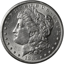 1887-S Morgan Silver Dollar Brilliant Uncirculated - BU